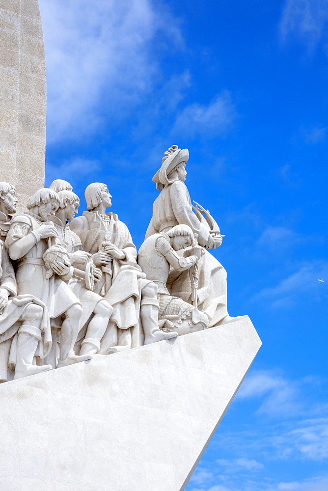 The Discoveries Monument (Padrao dos Descobrimentos) on the Tagus river in Belem, Lisbon, Portugal, Europe