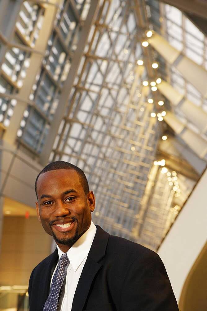 Portrait of African American businessman