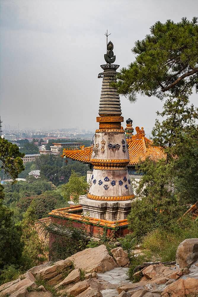 Forbidden City temple spires, Beijing, China