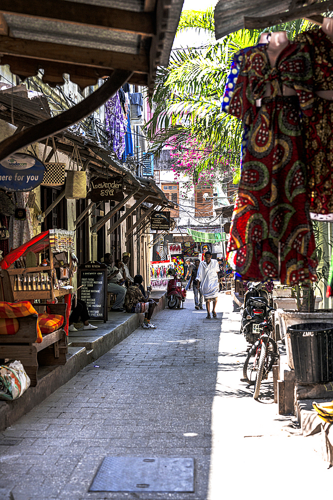 Market in the old town, Stone Town, Zanzibar, Tanzania, East Africa, Africa