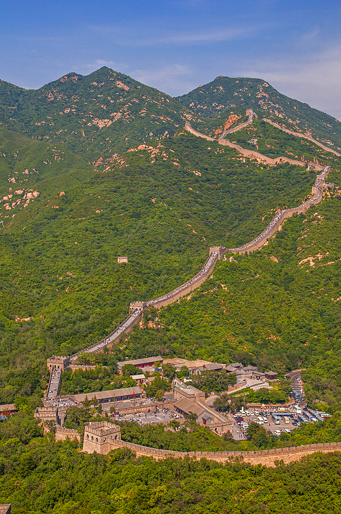 The Great Wall of China, UNESCO World Heritage Site, at Badaling, China, Asia