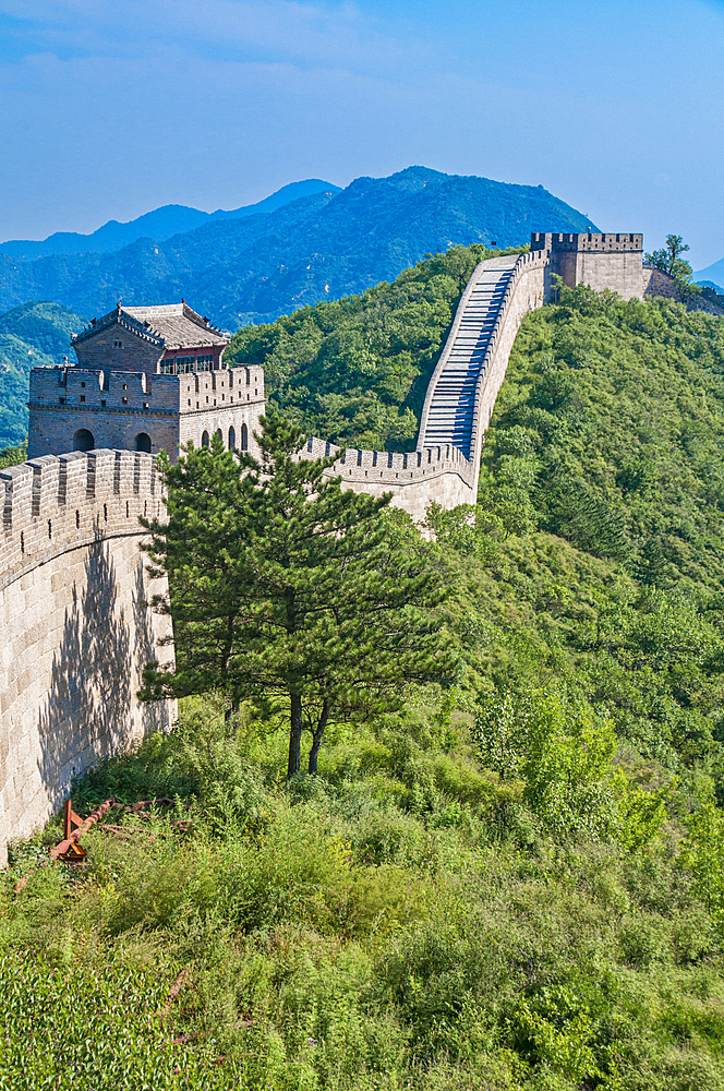 The Great Wall of China, UNESCO World Heritage Site, at Badaling, China, Asia