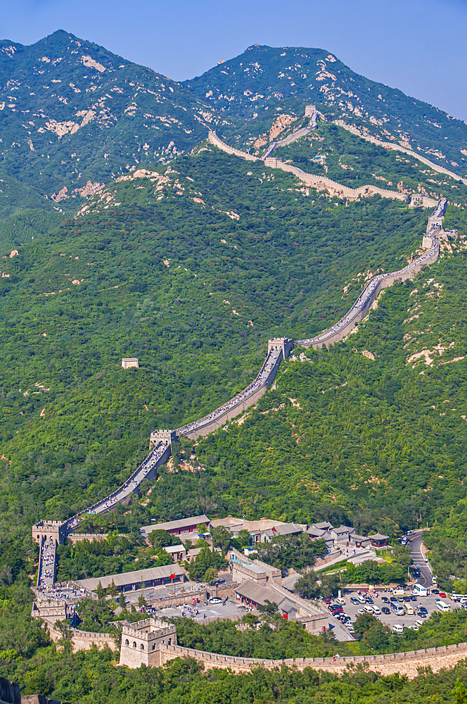 The Great Wall of China, UNESCO World Heritage Site, at Badaling, China, Asia