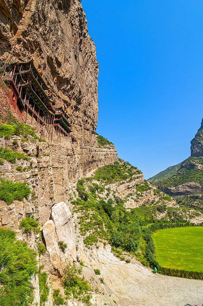 The Hanging Monastery, Xuakong Si, near Datong, Shanxi, China, Asia