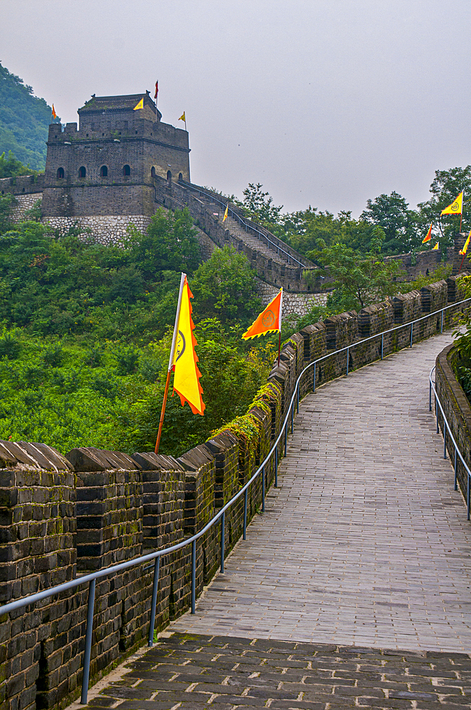 The Tiger Mountain Great Wall, UNESCO World Heritage Site, at Dandong, Liaoning, China, Asia