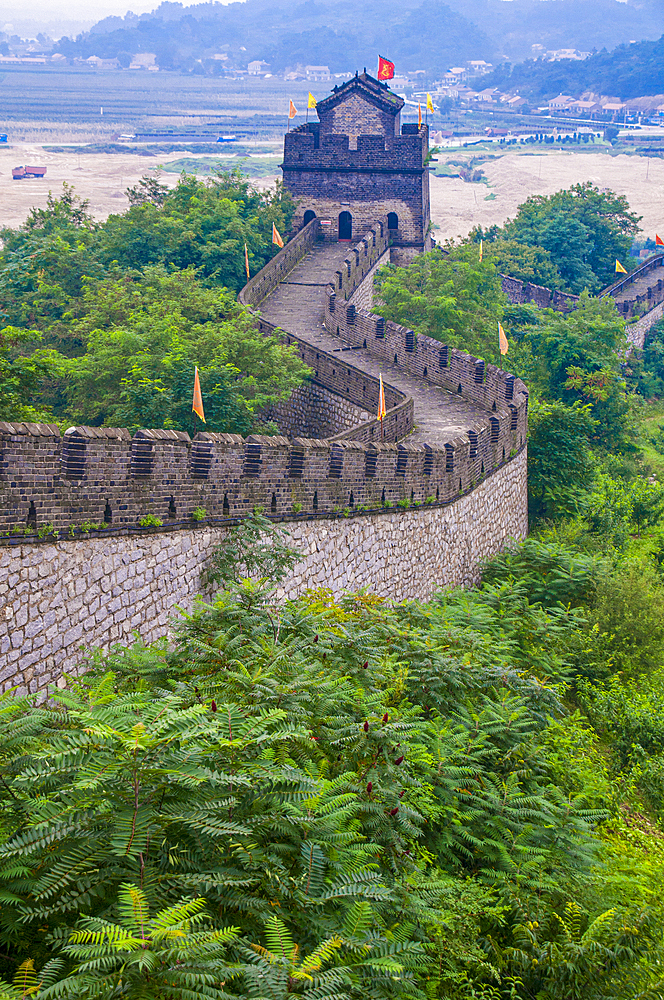 The Tiger Mountain Great Wall, UNESCO World Heritage Site, at Dandong, Liaoning, China, Asia