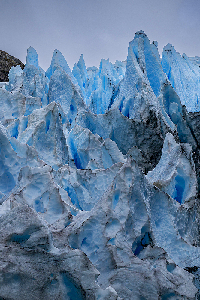 Aguila glacier, Tierra del Fuego, Chile, South America