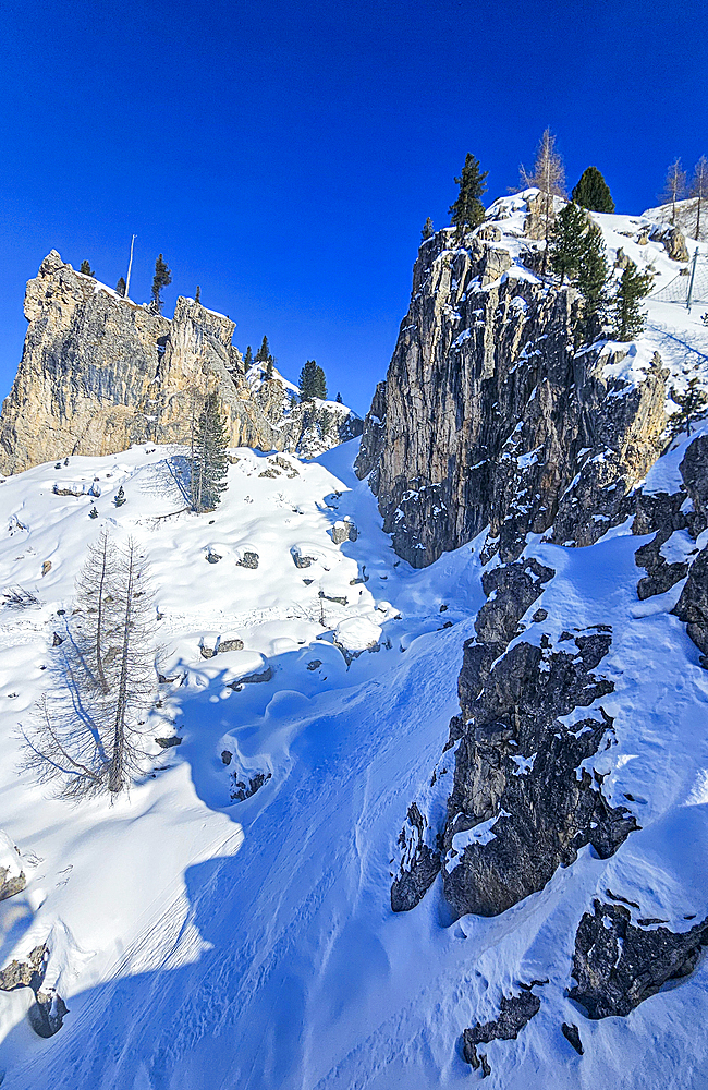 Mountains around Arabba, Unesco site Dolomites, Italy