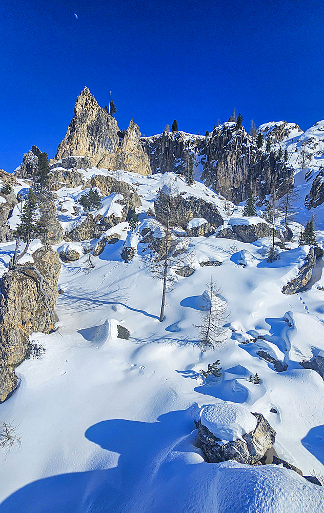 Mountains around Arabba, Unesco site Dolomites, Italy