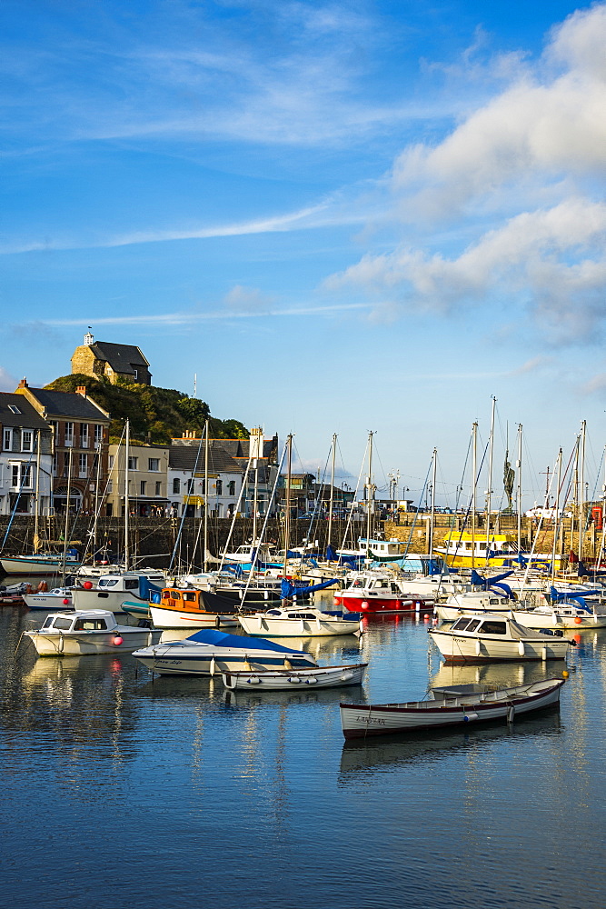 Boat harbour of Ifracombe, North Devon, England, United Kingdom, Europe