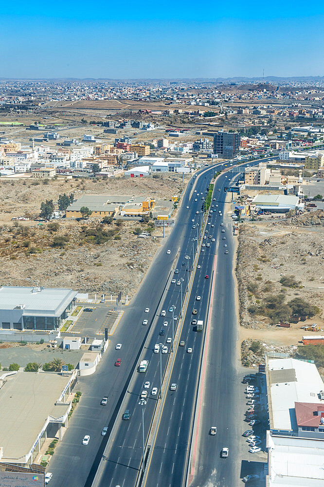 Aerial of Abha, Saudi Arabia, Middle East