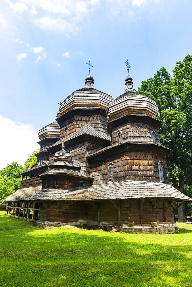 The wooden St. George's Church, UNESCO World Heritage Site, Drohobych, Ukraine, Europe