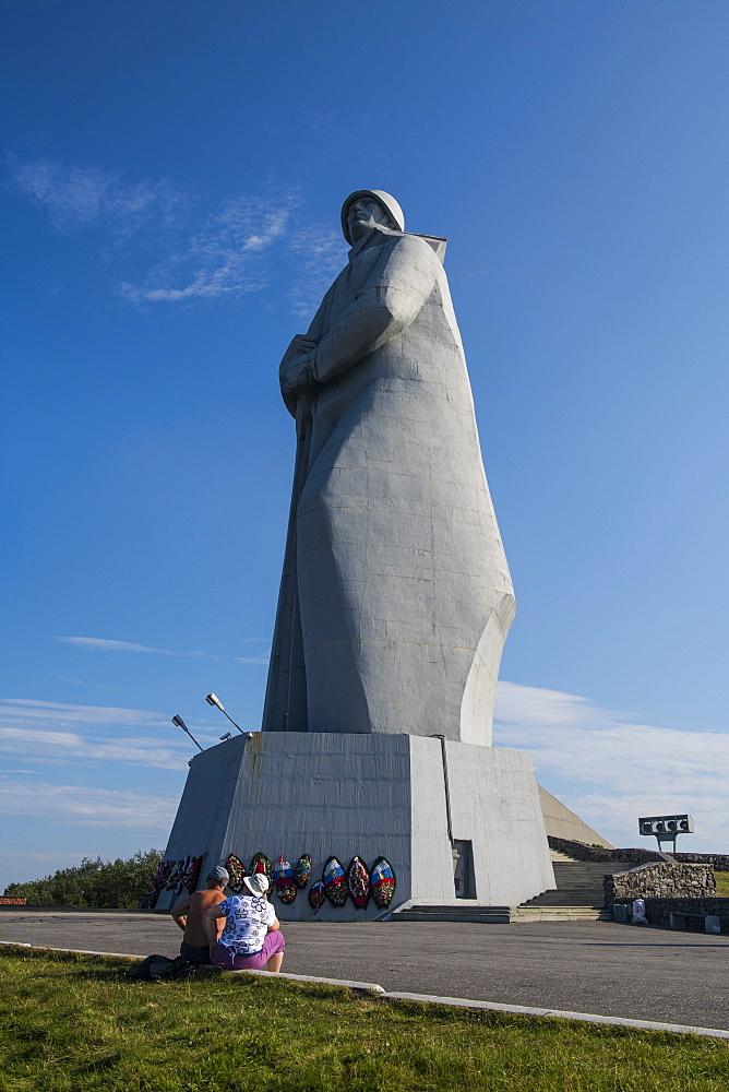 Defenders of the Soviet Arctic during the Great Patriotic War, Alyosha Monument, Murmansk, Russia, Europe