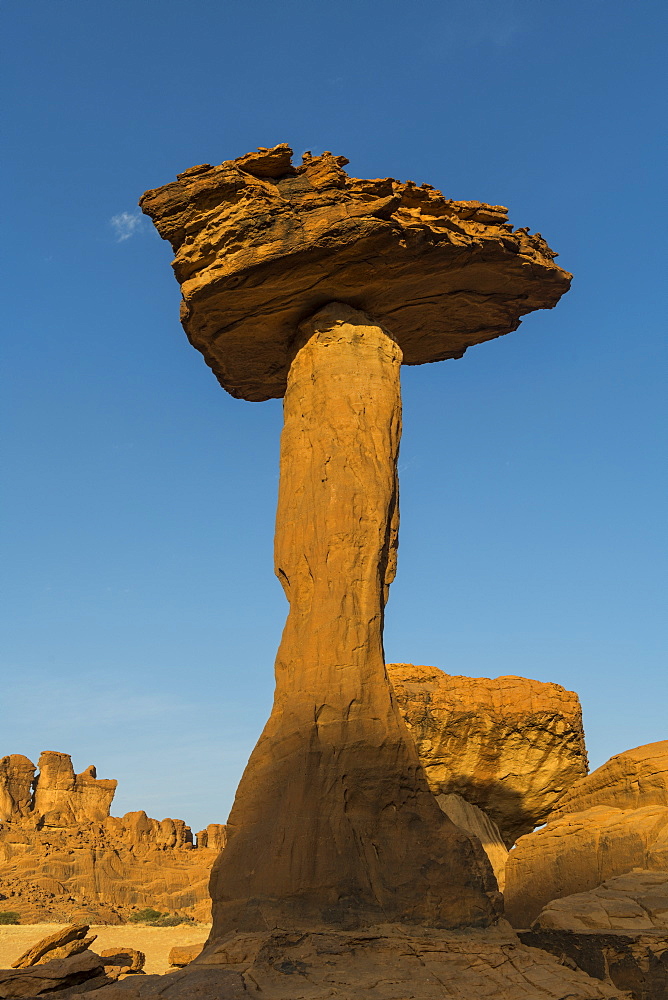 The mushroom rock formations, Ennedi Plateau, UNESCO World Heritage Site, Ennedi region, Chad, Africa