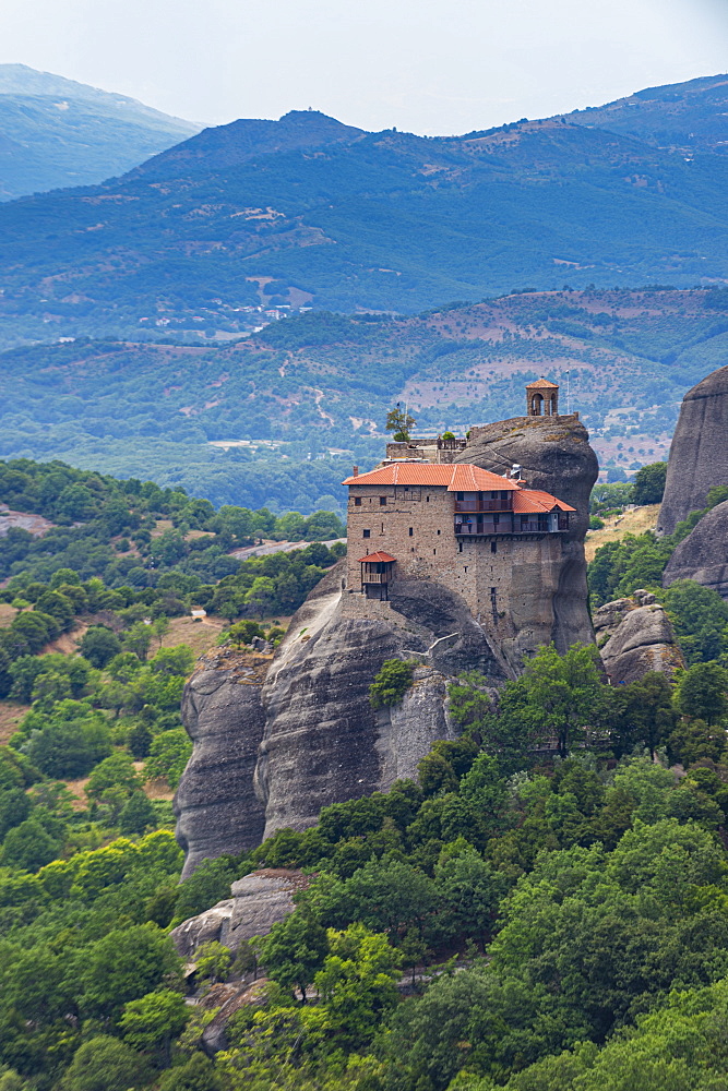 Holy Monastery of St. Nicholas Anapafsas, UNESCO World Heritage Site, Meteora Monasteries, Greece, Europe