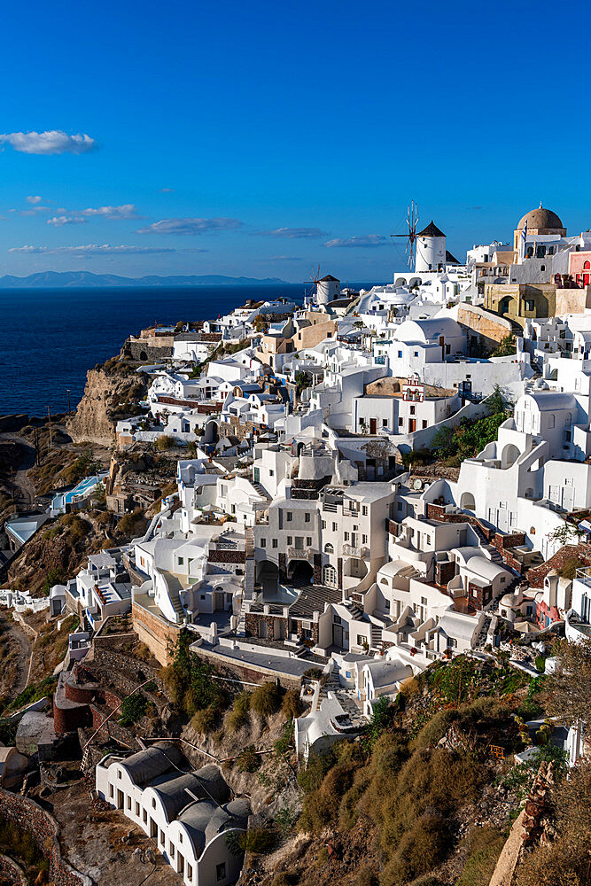 Whitewashed architecture, Oia, Santorini, Cyclades, Greek Islands, Greece, Europe