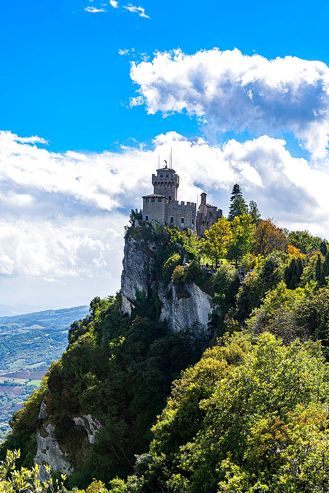 Falesia Second Tower, Monte Titano, UNESCO World Heritage Site, San Marino, Europe