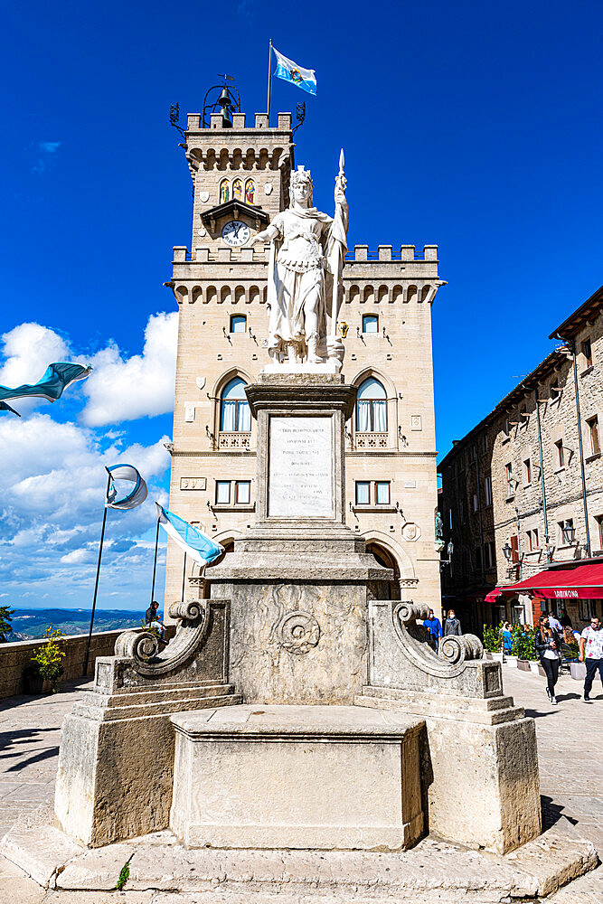 Palazzo Pubblico, Historic Center, UNESCO World Heritage Site, San Marino, Europe