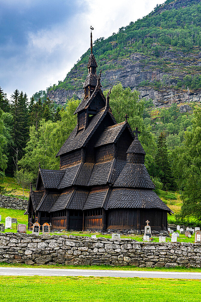 Borgund Stave Church, Vestland, Norway, Scandinavia, Europe