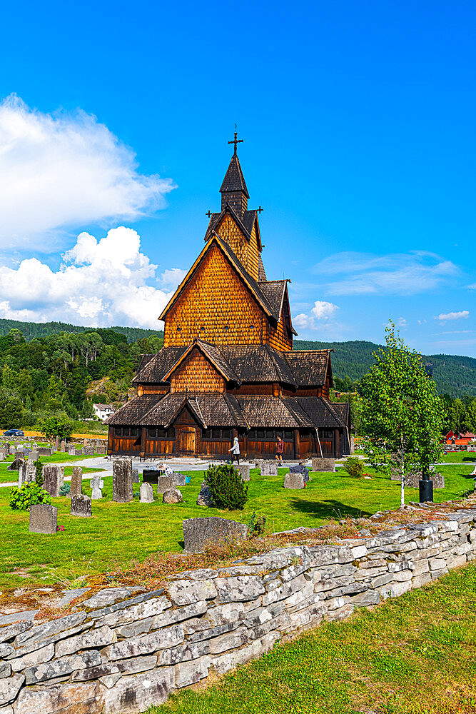 Heddal Stave Church, Notodden, Vestfold og Telemark, Norway, Scandinavia, Europe