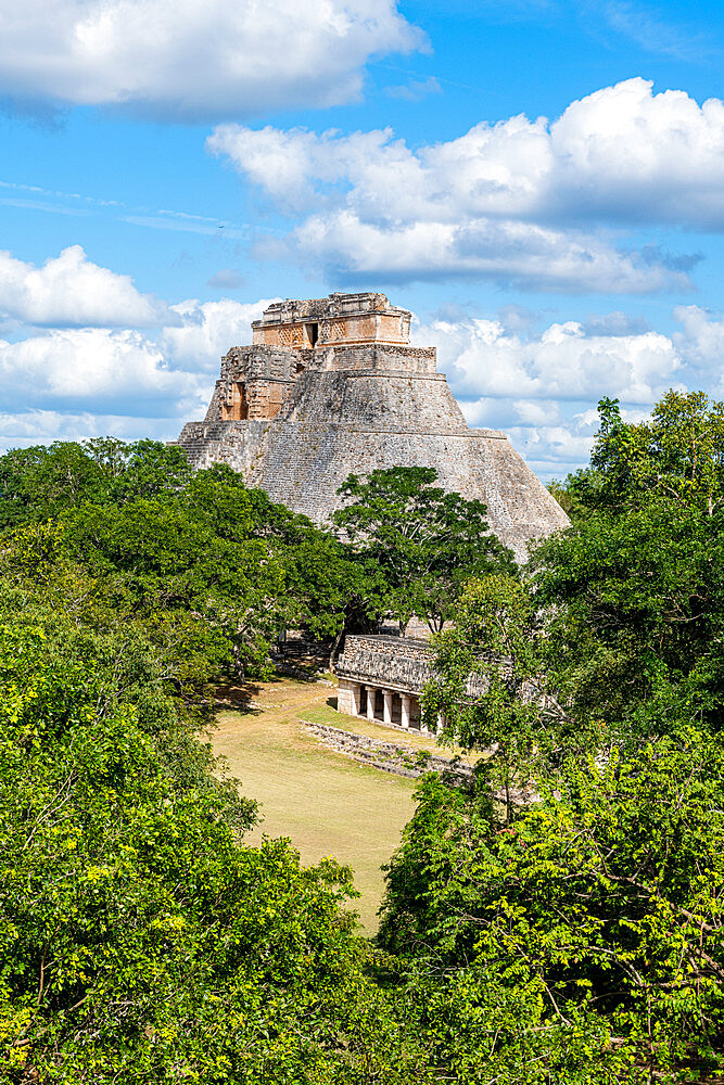 The Maya ruins of Uxmal, UNESCO World Heritage Site, Yucatan, Mexico, North America