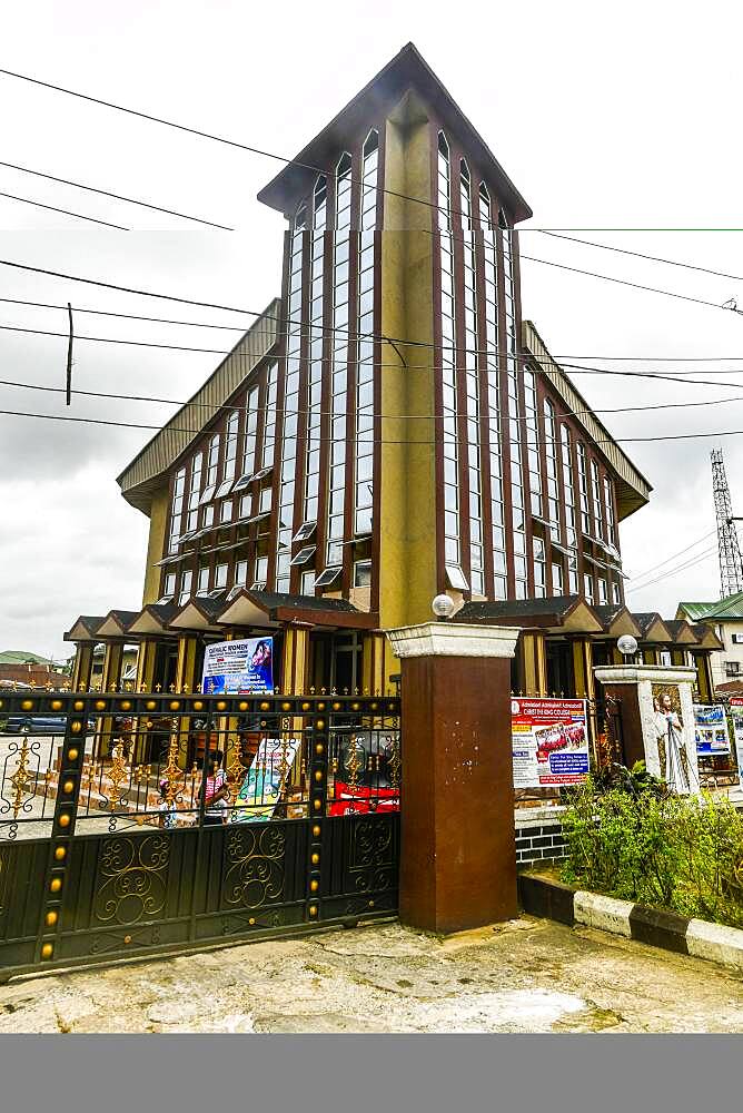 Christ the King Cathedral, Uyo, Niger Delta, Nigeria, West Africa, Africa