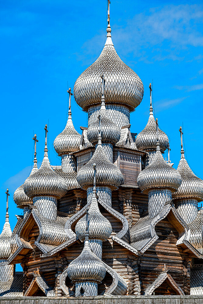 Kizhi Pogost, Transfiguration Church, UNESCO World Heritage Site, Kizhi Island, Karelia, Russia, Europe