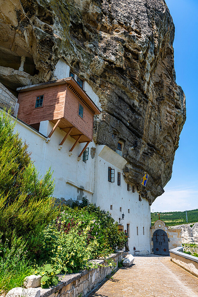 Svyato-Uspenskiy Peshchernyy Monastery, Bakhchysarai, Crimea, Russia, Europe