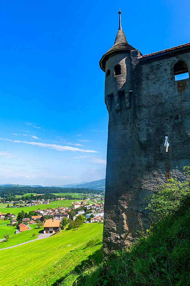 Gruyere Castle, Fribourg, Switzerland, Europe