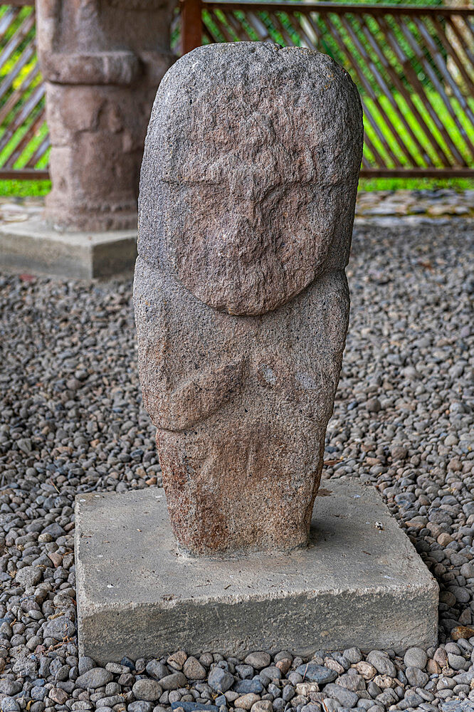 Old stone statues, UNESCO World Heritage Site, Tierradentro, Colombia, South America