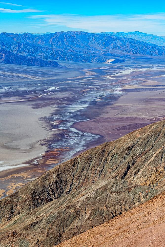 Overlook over the Death valley, California, USA