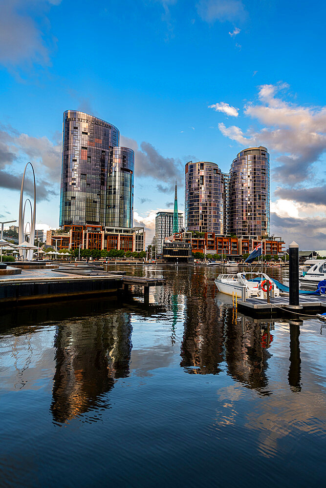 Business towers, Elizabeth Quay, Perth, Western Australia, Australia, Pacific