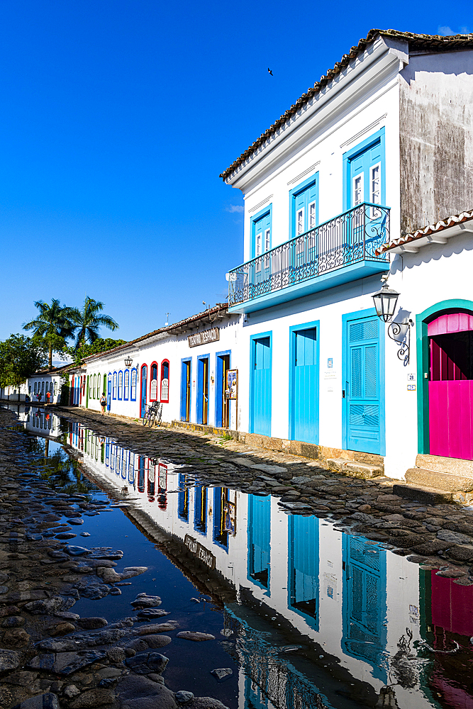 Colonial buildings, Paraty, UNESCO World Heritage Site, Brazil, South America