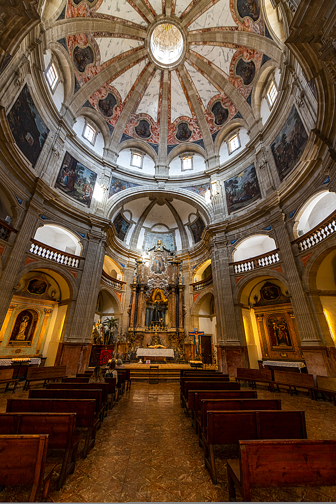 Interior of Convent Sant Antoniet, Palma, Mallorca, Balearic Islands, Spain, Mediterranean, Europe