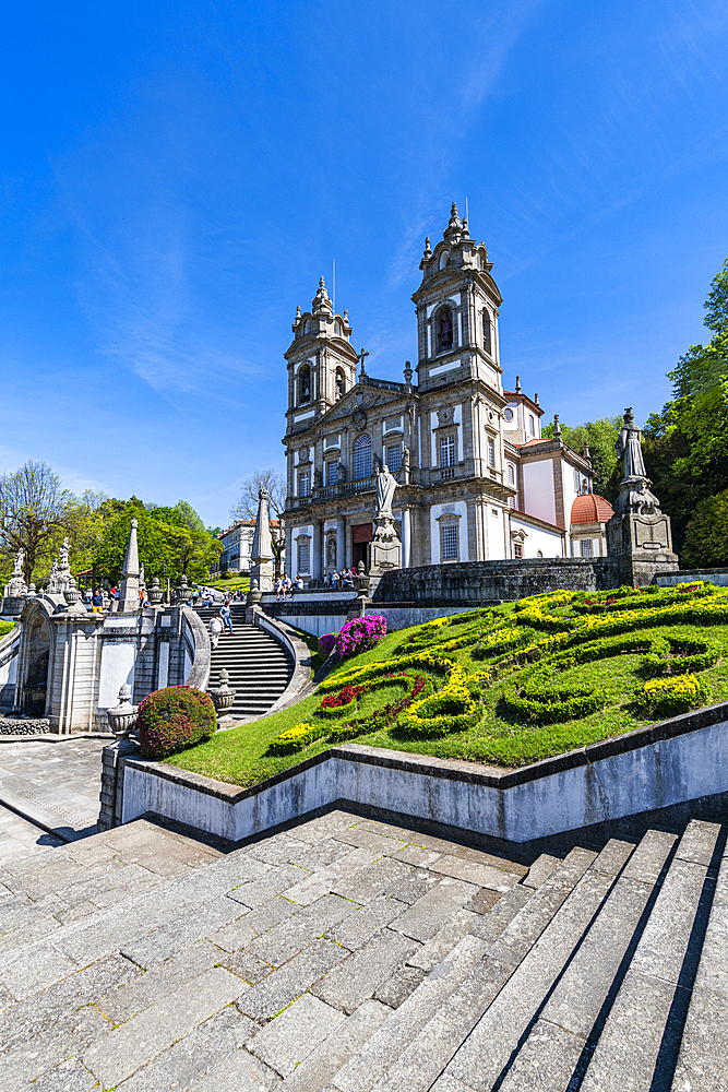 Sanctuary of Bom Jesus do Monte, UNESCO World Heritage Site, Braga, Minho, Portugal, Europe