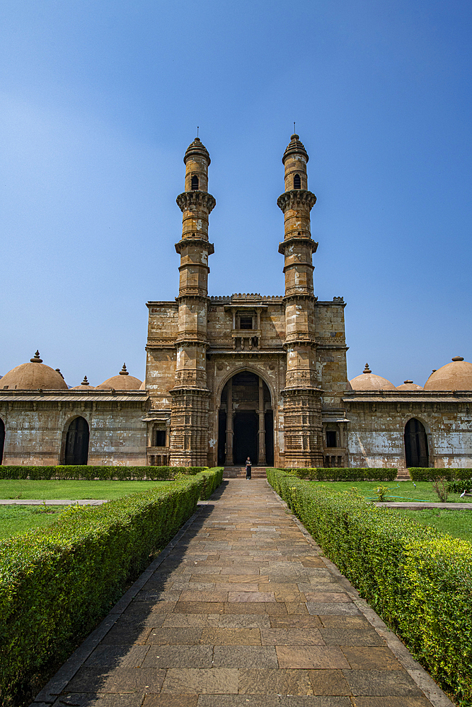 Jami Mosque, Champaner-Pavagadh Archaeological Park, UNESCO World Heritage Site, Gujarat, India, Asia