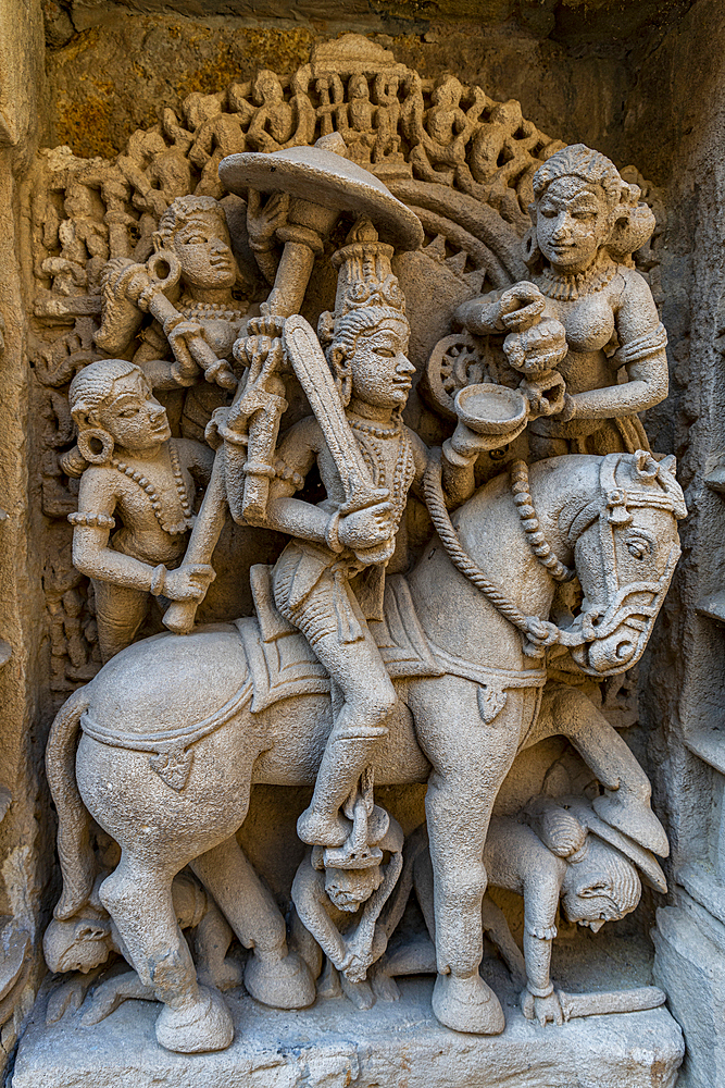 Rani Ki Vav, The Queen's Stepwell, UNESCO World Heritage Site, Patan, Gujarat, India, Asia