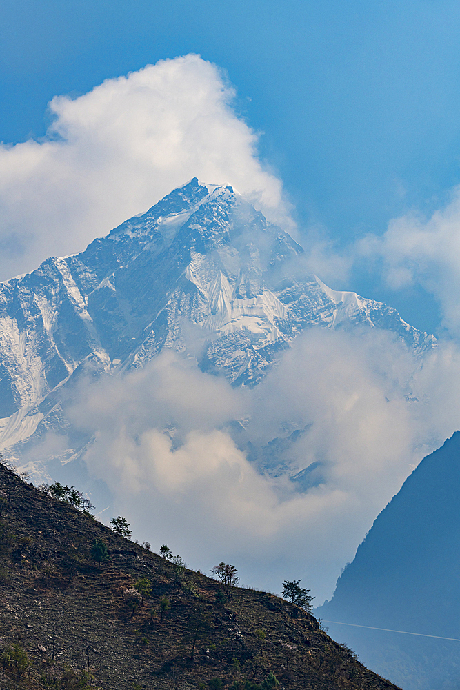 Mount Annapurna, 8091m, Gandaki Province, Himalayas, Nepal, Asia