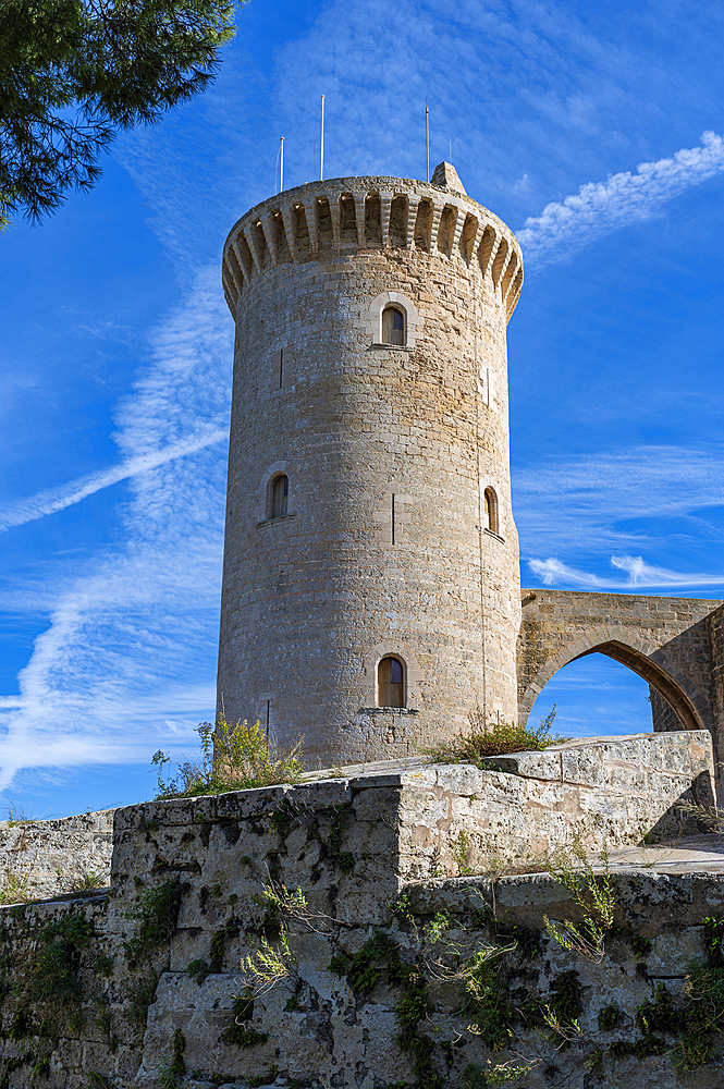 Bellver Castle, Palma, Mallorca, Balearic islands, Spain, Mediterranean, Europe