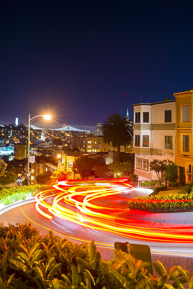 Lombard Street, San Francisco, California, United States of America, North America