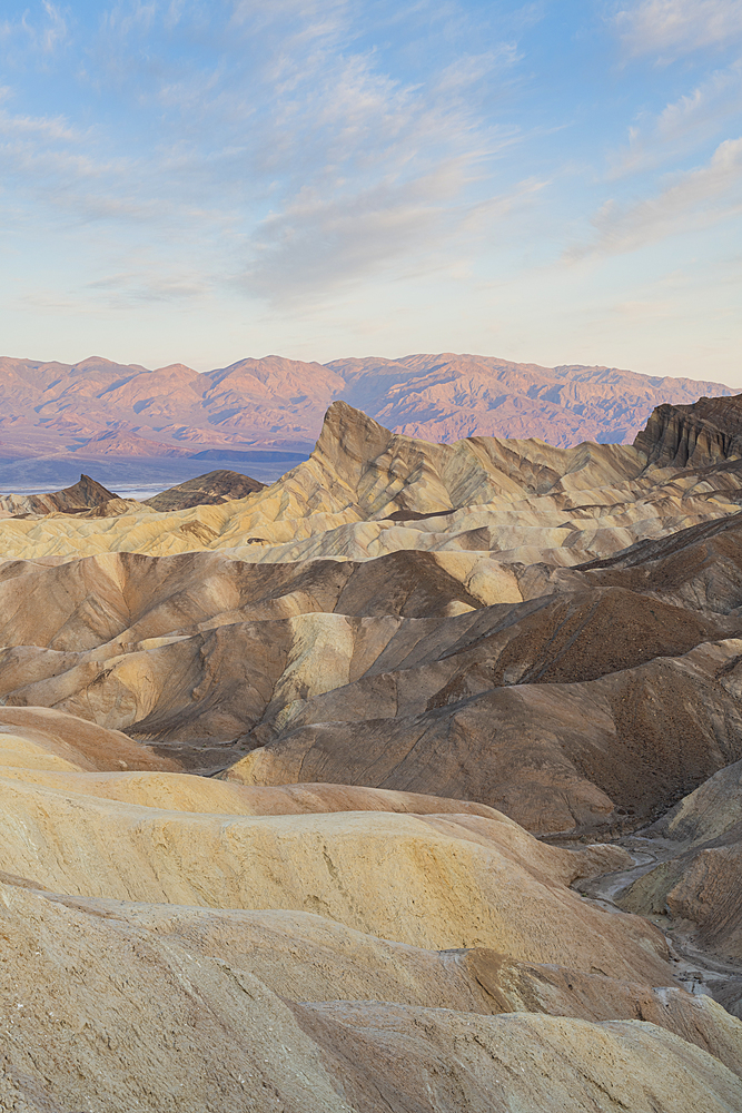 Zabriskie Point, Death Valley National Park, California, United States of America, North America