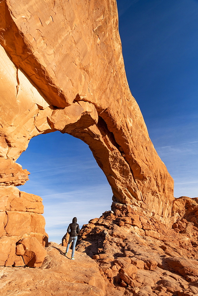 Windows Arches, Arches National Park, Moab, Utah, United States of America, North America