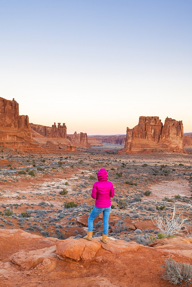 Park Avenue, Arches National Park, Moab, Utah, United States of America, North America