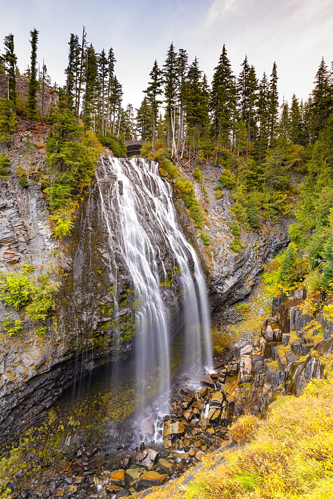 Narada Falls, Mount Rainier National Park, Washington State, United States of America, North America