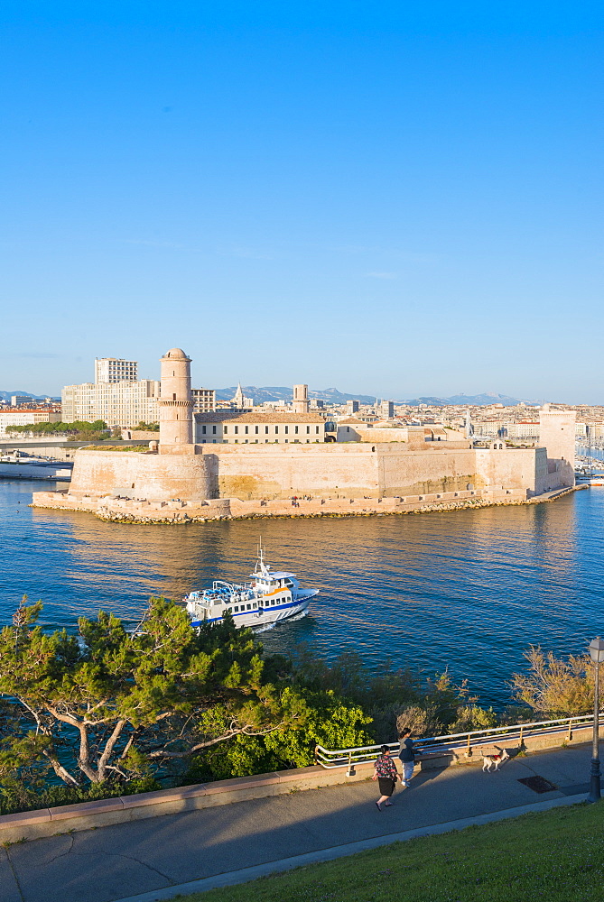 Fort Saint Jean, Marseille, Bouches du Rhone, Provence, Provence-Alpes-Cote d'Azur, France, Mediterranean, Europe