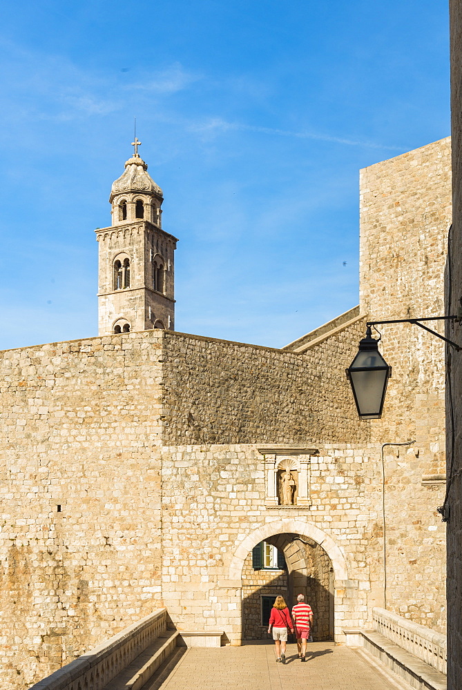 Ploce Gate, UNESCO World Heritage Site, Dubrovnik, Croatia, Europe