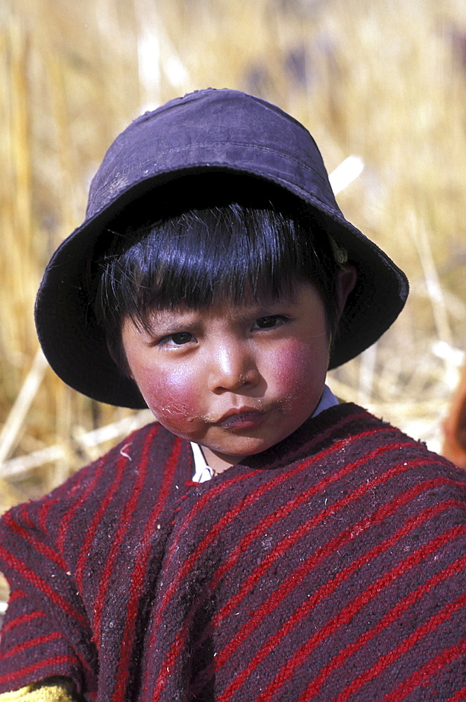 Native boy, ecuador. The andes