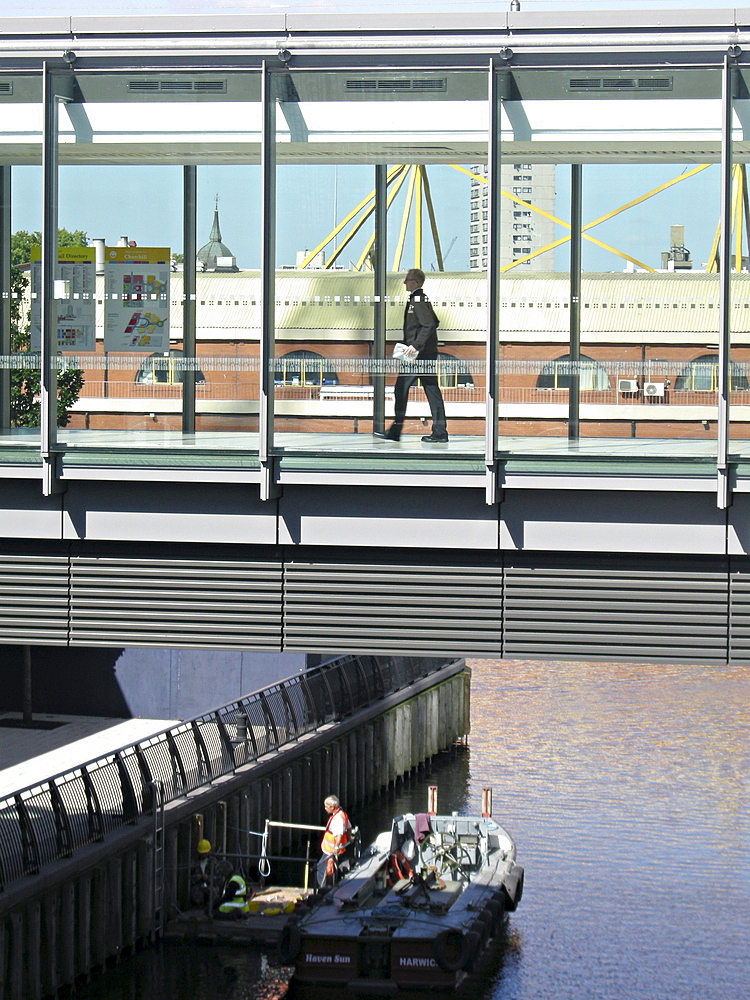 Uk new office developments in canary wharf in east london.