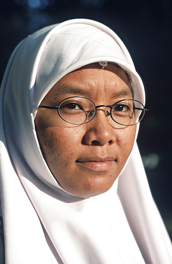 Indonesia. Javanese woman in malang, east java.