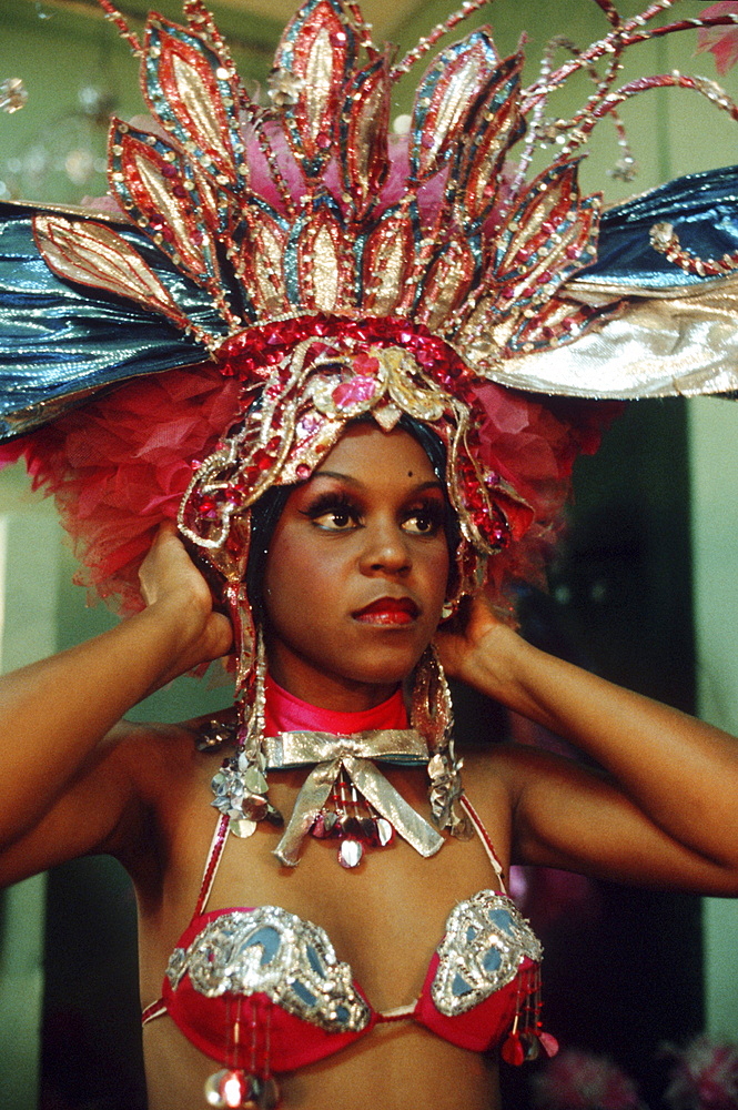 Cuba. Dancers at the world famous tropicana cabaret in havana